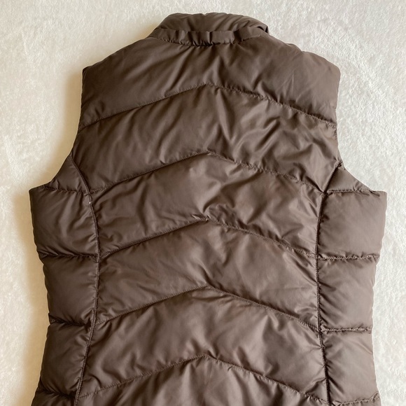 Lucy Womens Brown Duck Down Puffer Vest Size Small - Picture 4 of 11